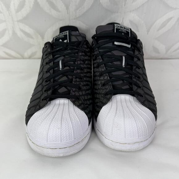 Adidas Superstar Xeno 2015 Men’s Size 12 Black Reflective D69366 - Picture 4 of 11